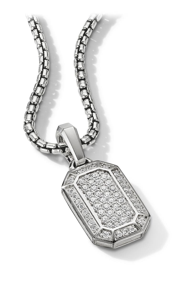 David Yurman Pavé Diamond Pendant, Alternate, color,