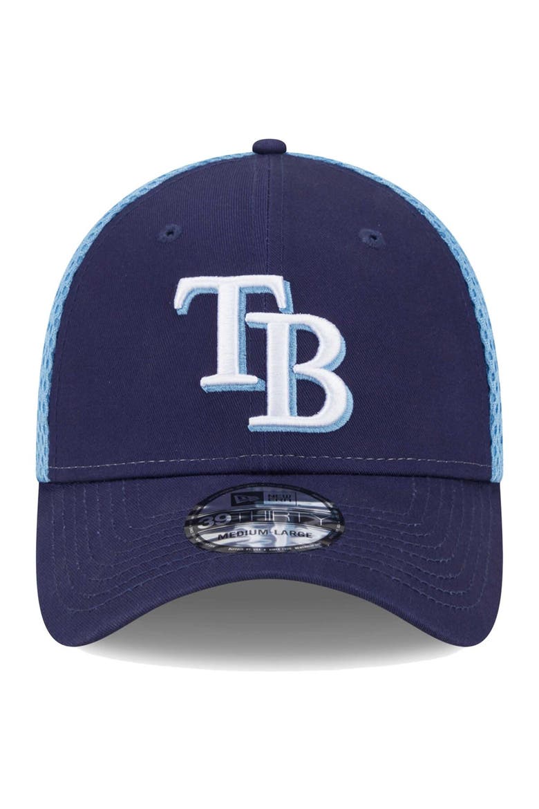 Men's New Era Navy Tampa Bay Rays Team Neo 39THIRTY Flex Hat, Alternate, color, Navy