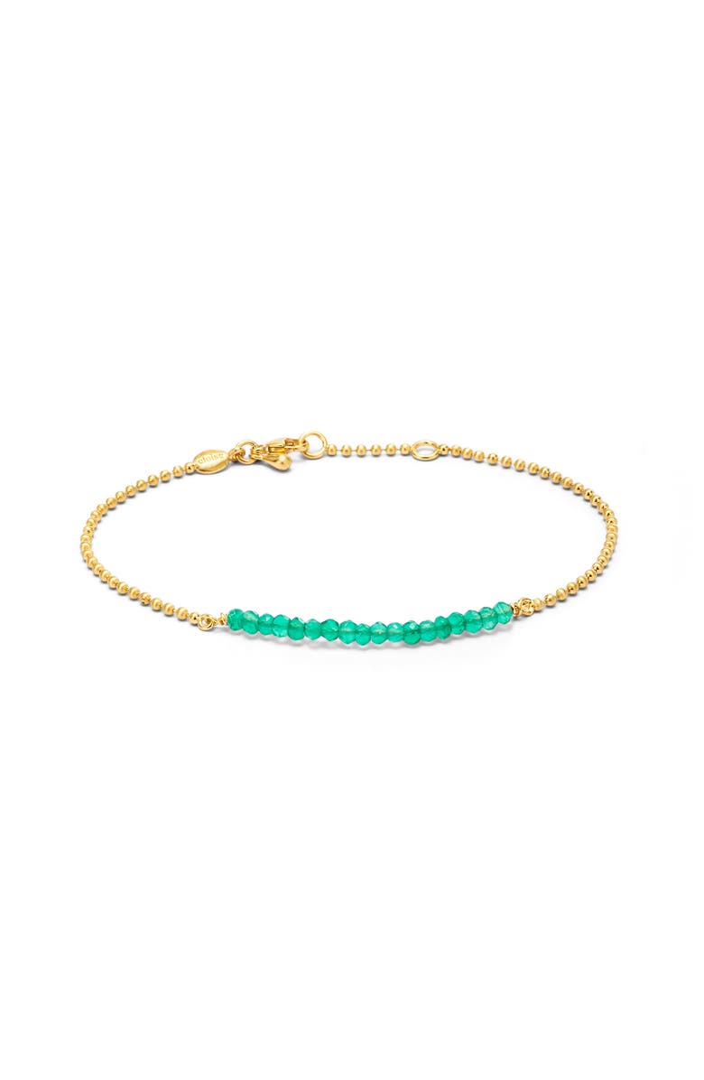 Eloise Jewelry Cosmos Bracelet with Gemstone, Alternate, color, Green Onyx