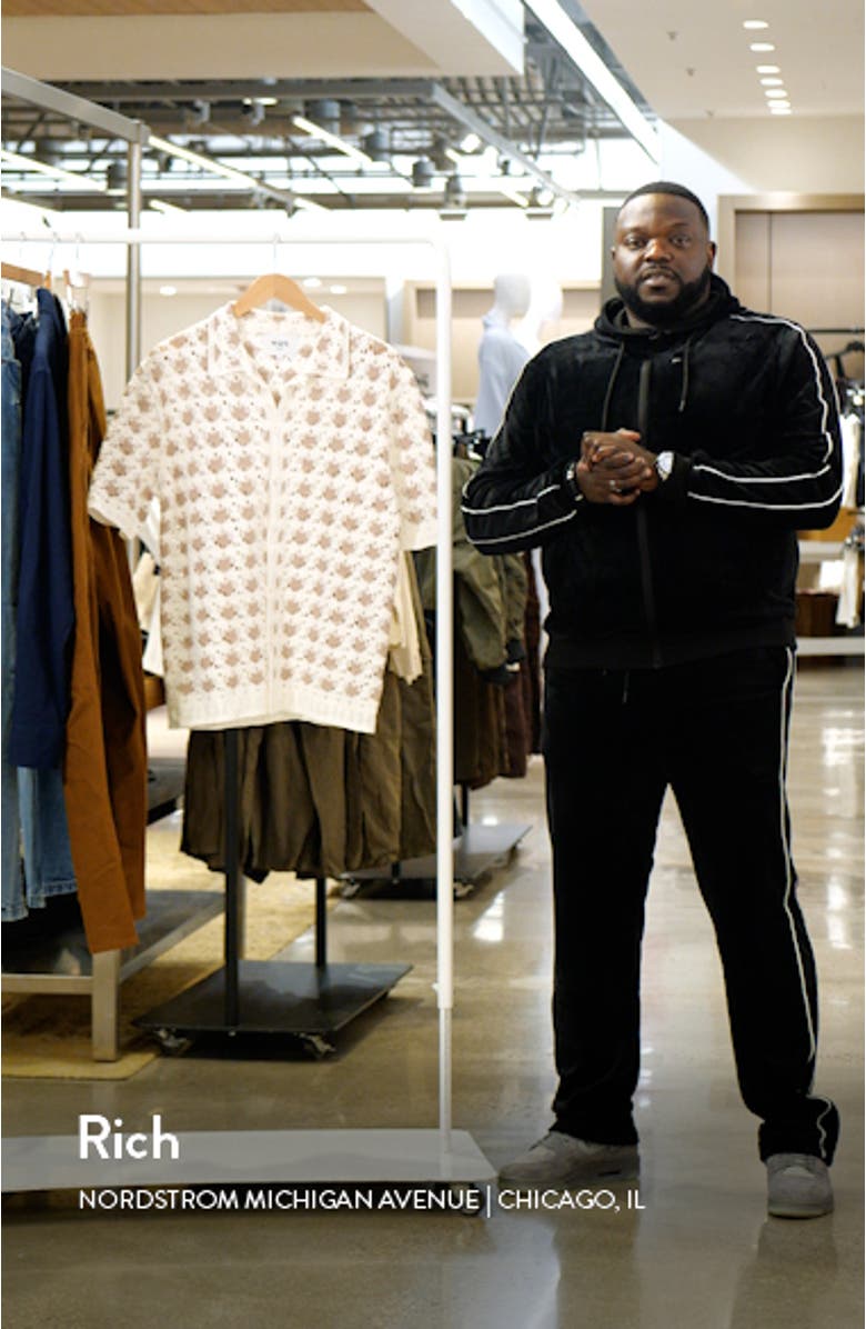 Porto Crochet Button-Up Shirt, sales video thumbnail