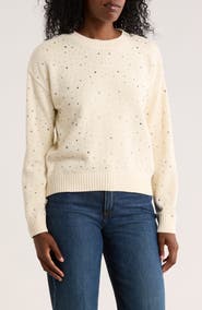 DKNY Jeans Rhinestone Sweater
