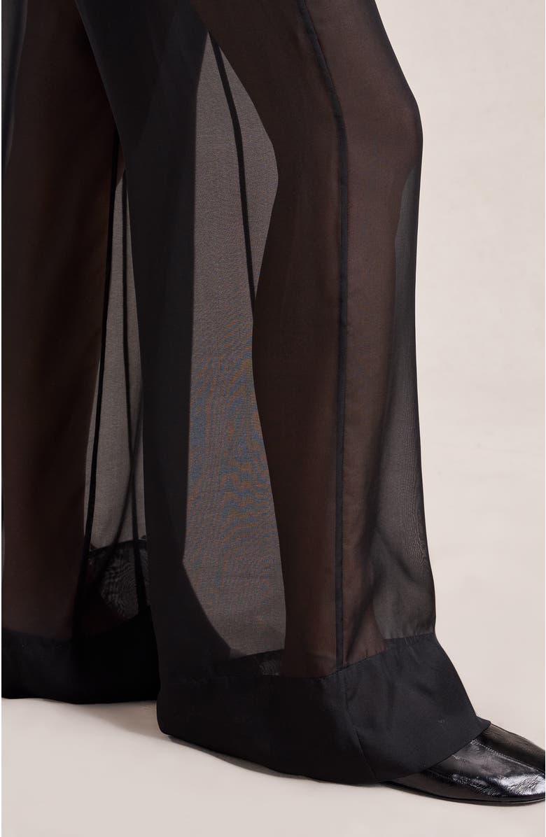 La Ligne Ayla Pant, Alternate, color, Black