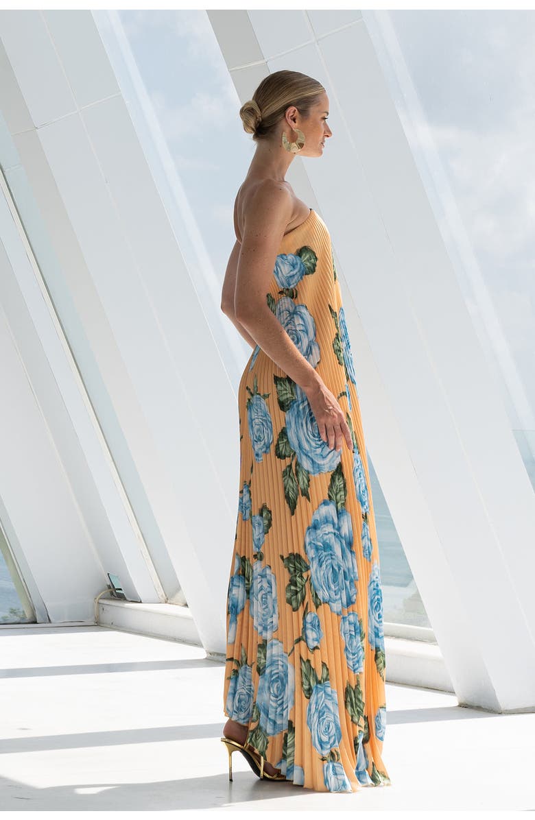 L'IDÉE WOMAN Black tie Gown, Alternate, color, Fleur Bleue