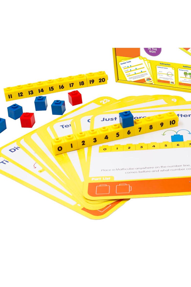 Mathcubes Number Lines 30 Activity Set, Alternate, color, Multicolored