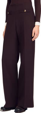SANDRO Flared trousers