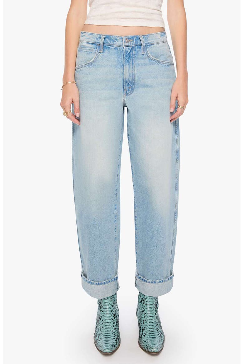 The Delinquent Ankle Cuff Wide Leg Jeans, Main, color, OUT OF THIS WORLD