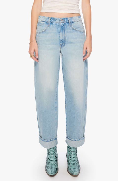 The Delinquent Ankle Cuff Wide Leg Jeans