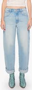 MOTHER The Delinquent Ankle Cuff Wide Leg Jeans