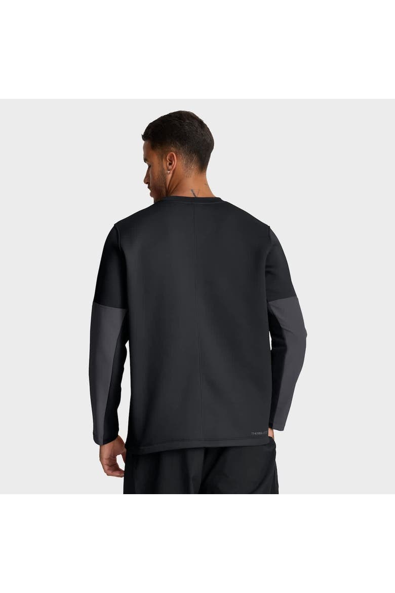 Men's Nike Black Iowa Hawkeyes 2025 Sideline Coach Performance Long Sleeve T-Shirt, Alternate, color, Black