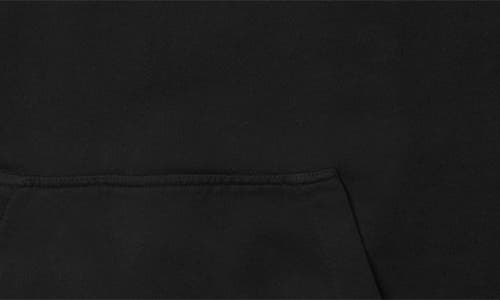 Students Social Studies Cotton Fleece Hoodie In Black