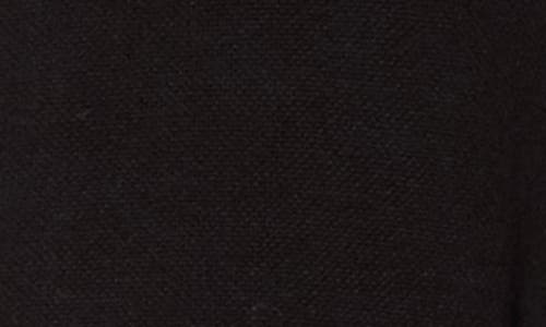 Max Studio Tipped Wide Leg Sweater Pants In Black