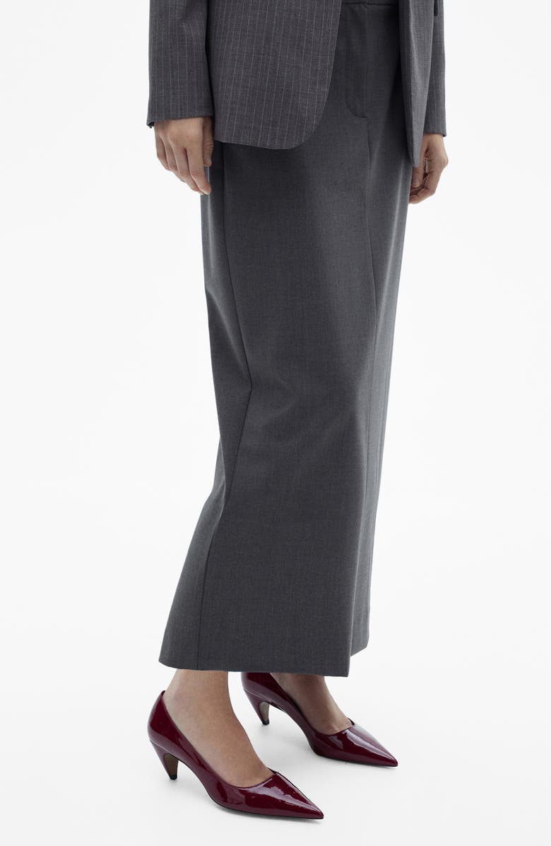 MANGO Slit Pencil Maxi Skirt, Main, color,