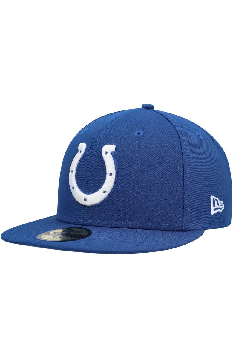 New Era Men's New Era Royal Indianapolis Colts Team Basic 59FIFTY Fitted Hat, Main, color,