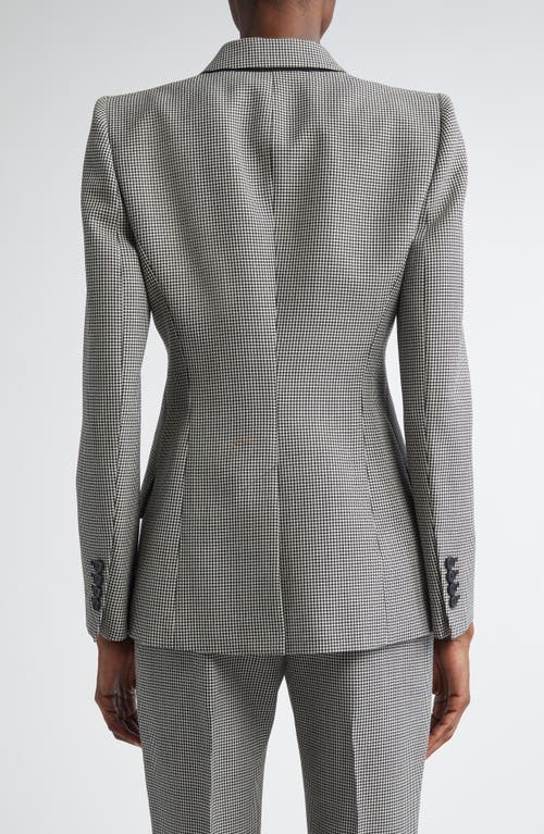 Alexander Mcqueen Mcqueen Houndstooth Check Wool Blazer