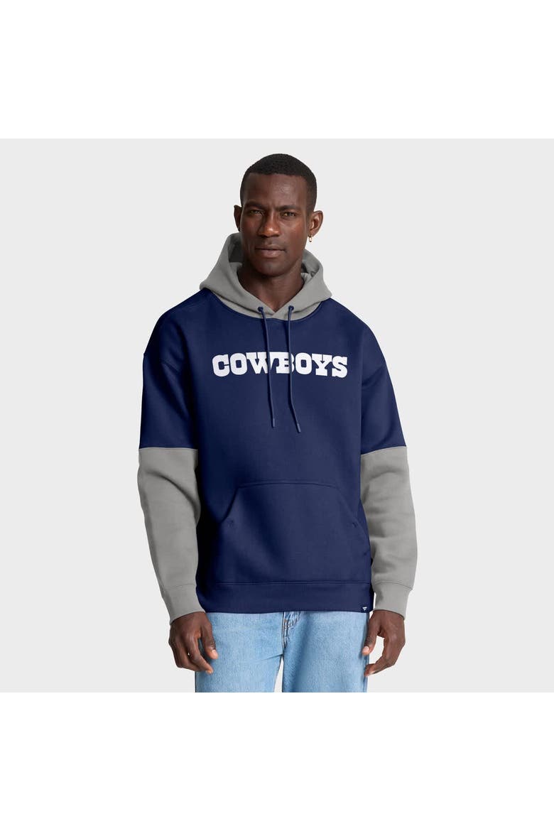 Men's Fanatics Navy Dallas Cowboys Helmet Pullover Hoodie, Alternate, color, Navy