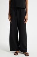LESET Arielle Crepe Wide Leg Pants