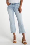 Liverpool Los Angeles Kennedy Split Hem Crop Straight Leg Jeans