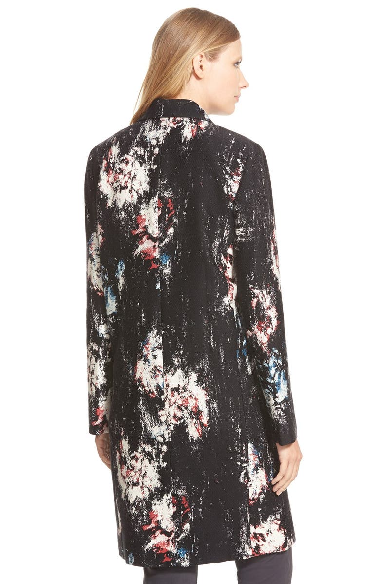 Classiques Entier<sup>®</sup> Chevron Jacquard Print Wool & Silk Topper, Alternate, color, 