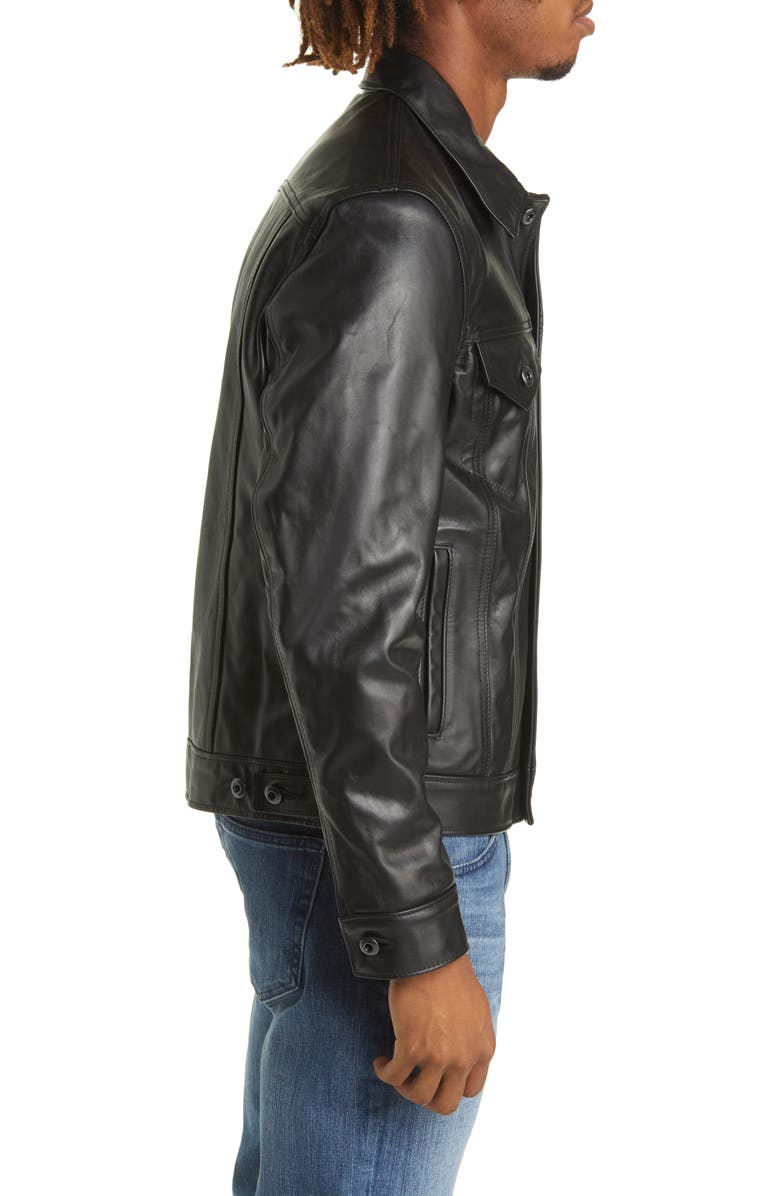 Naked Cowhide Trucker Jacket