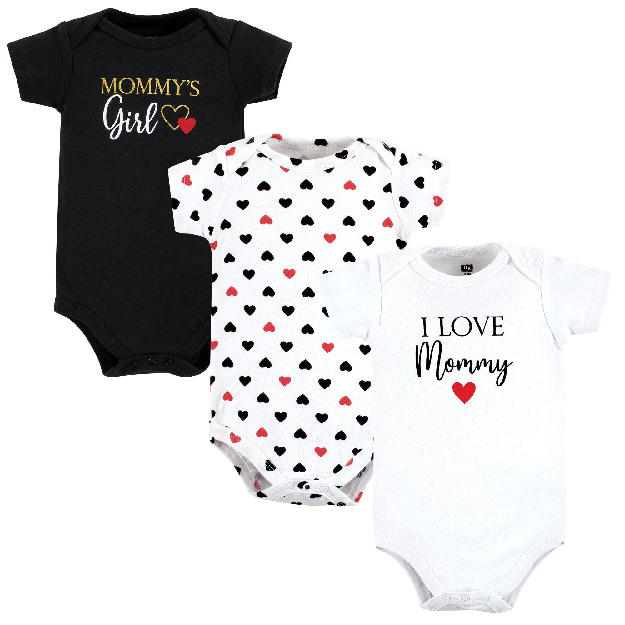 Girl Mommy Red Black 3Pk