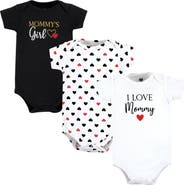 Hudson Baby Cotton Bodysuits 3-Pack