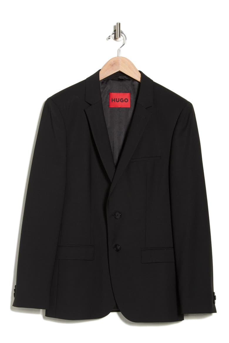 Arti Wool Blend Sport Coat, Alternate, color, BLACK