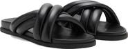MANGO Padded Crisscross Strap Slide Sandal