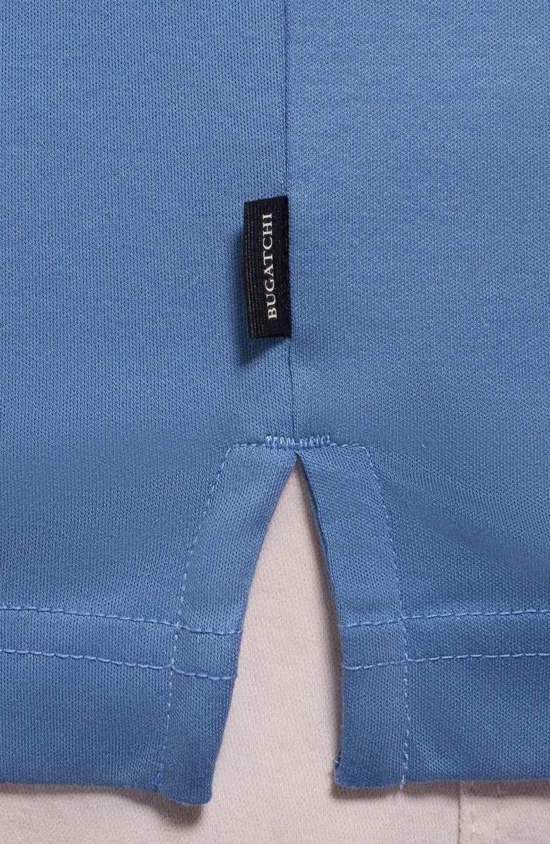 Bugatchi Quarter Zip Polo, Alternate, color, Peacock