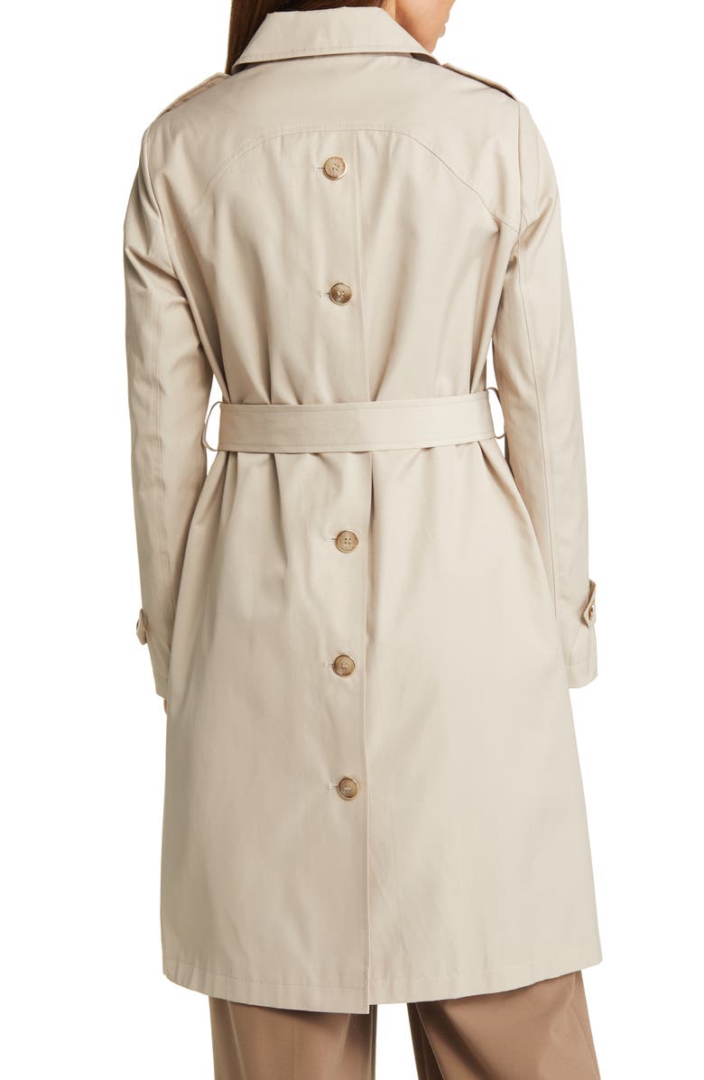 Via Spiga Water Repellent Trench Coat, Alternate, color, 