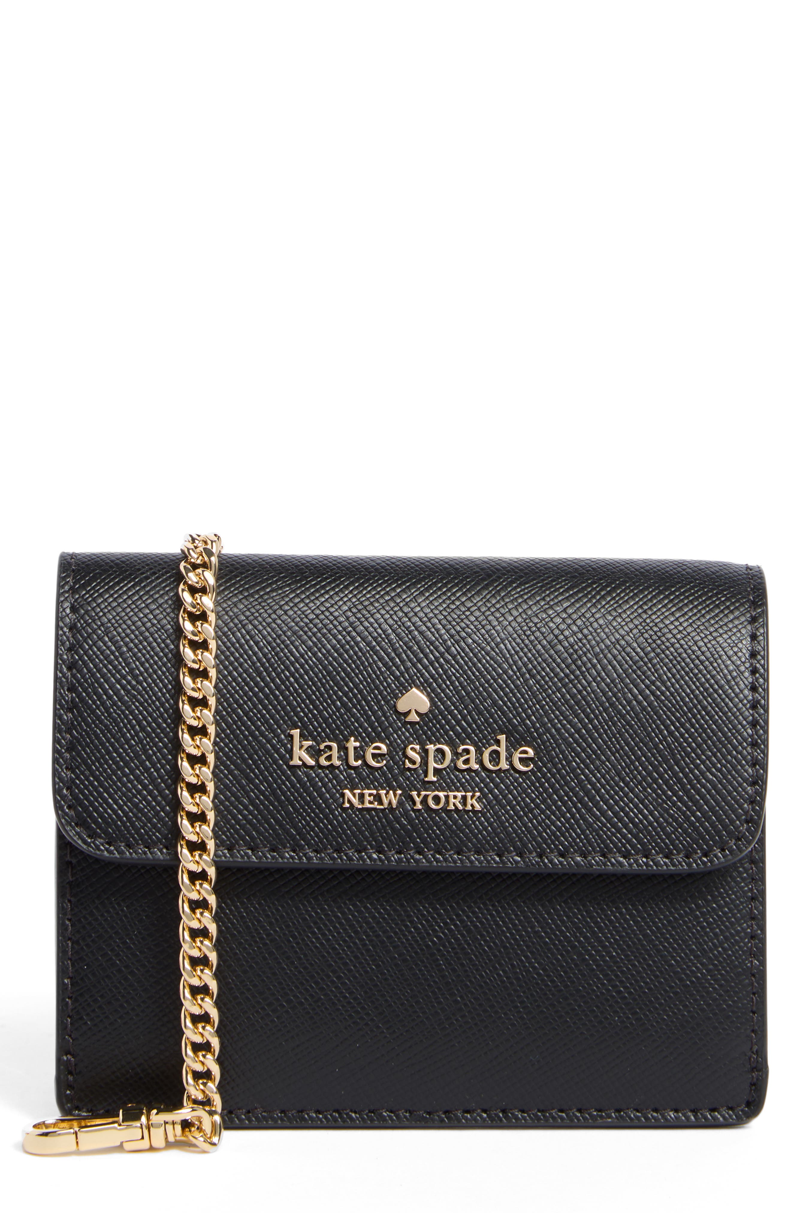 Kate Spade New York madison small wallet on a chain