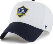 '47 Men's '47 White LA Galaxy Two-Tone Clean Up Adjustable Hat