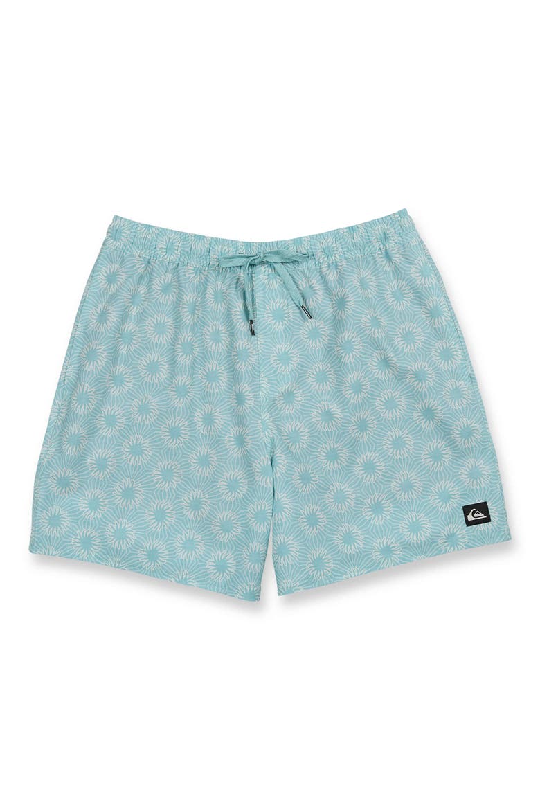 Ocean Mayhem Volley Swim Trunks, Alternate, color, AQUA
