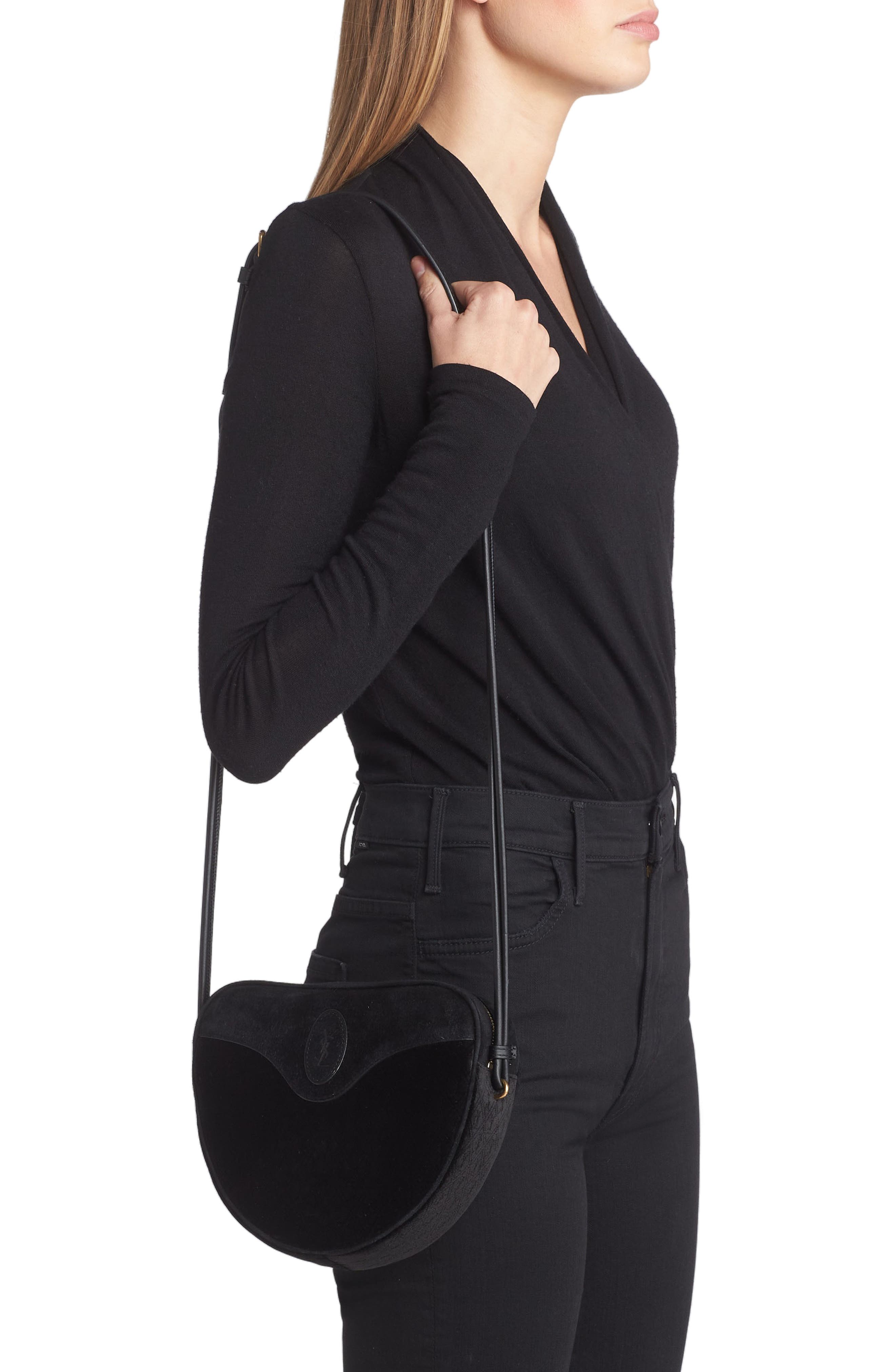 Saint Laurent Coeur Crossbody Bag, Alternate, color, 