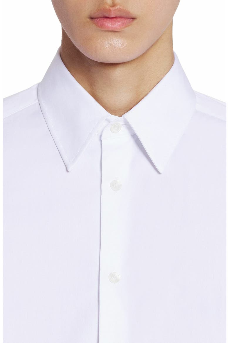 Fitted Shirt, Alternate, color, Optic White