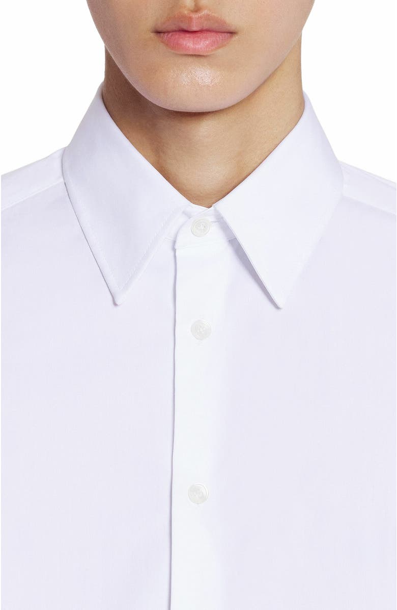 Lanvin Fitted Shirt, Alternate, color, Optic White