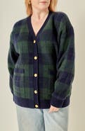 English Factory Check Cardigan
