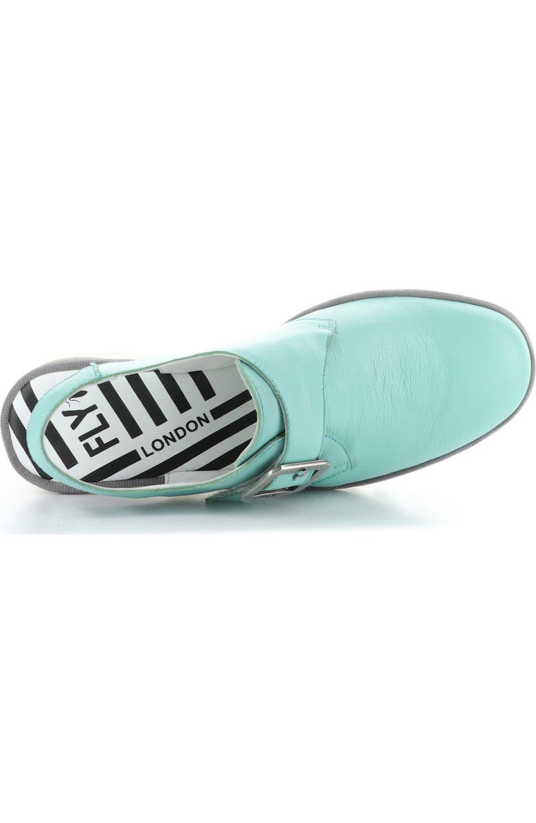 Fly London Bary Platform Wedge Clog, Alternate, color, Spearmint