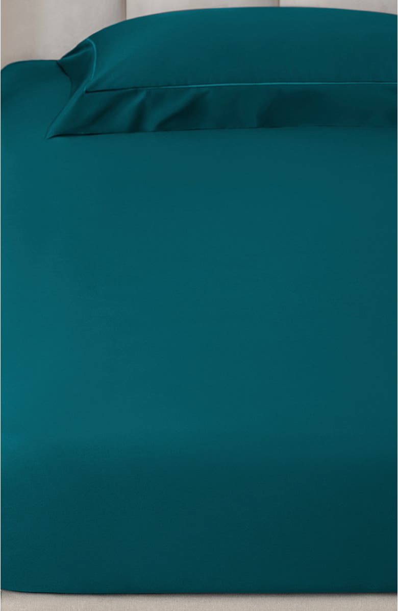 Togas Rhapsody Fitted Sheet, Alternate, color, Blue-Green