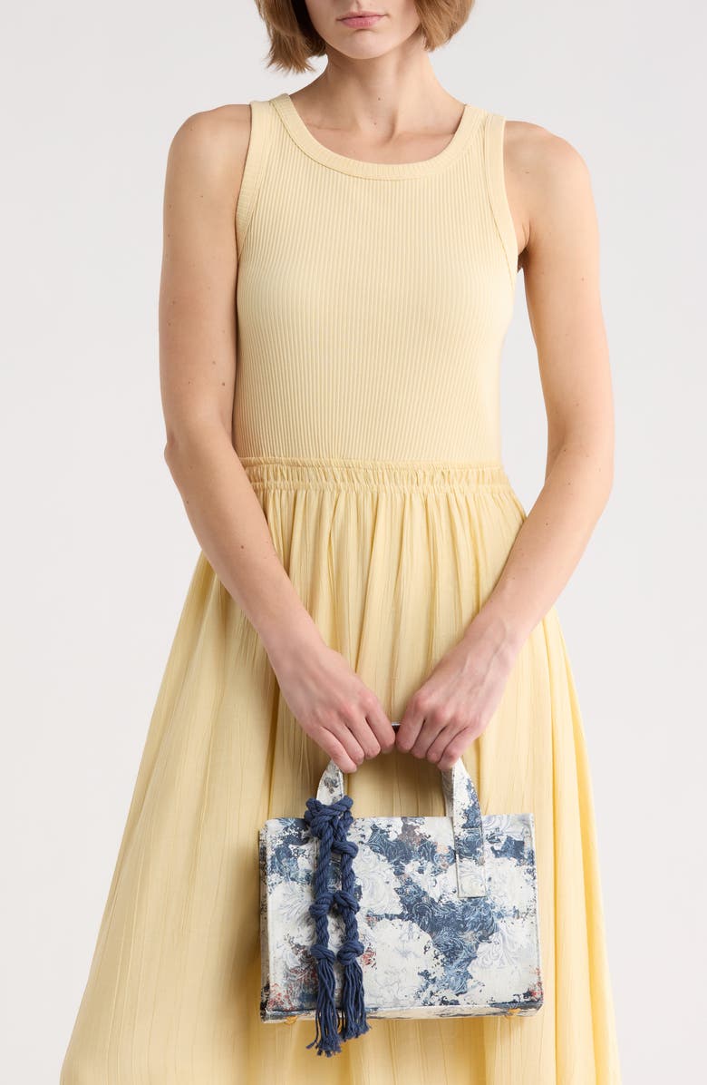 Vince Camuto Aalis Small Tote Bag, Alternate, color, White Floral