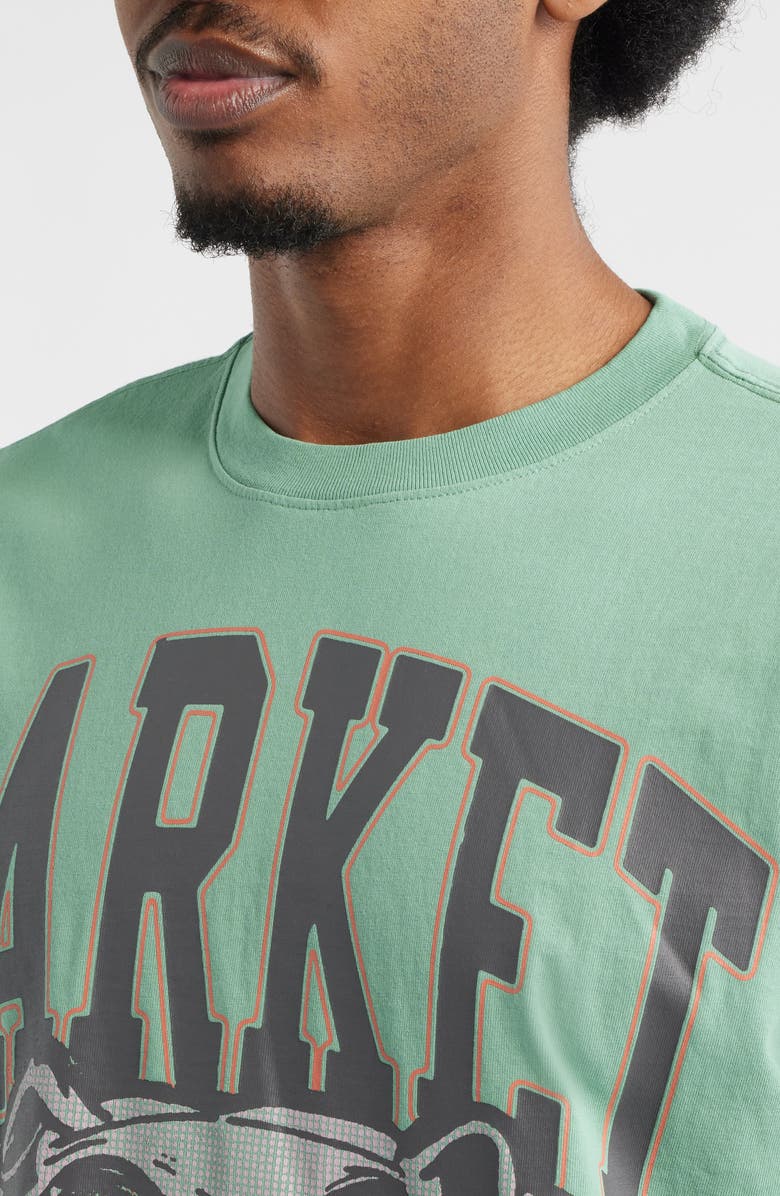 MARKET Angry Bulldog Graphic T-Shirt, Alternate, color, Green