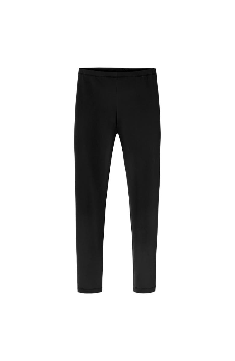 City Threads USA-Made Women's UPF 50+ Swim Legging, Main, color, Black