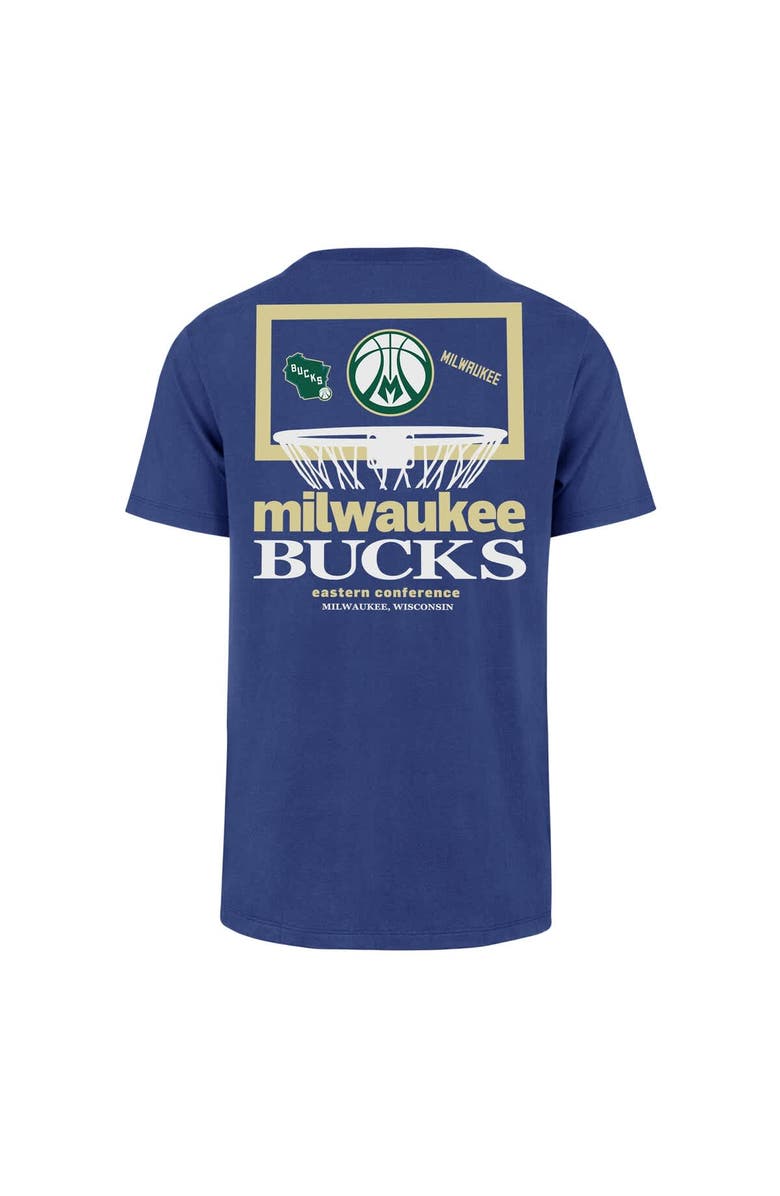 '47 Men's '47 Royal Milwaukee Bucks City Edition Backboard T-Shirt, Alternate, color, Royal