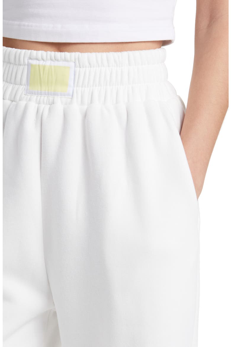 Everette Cotton Blend Joggers, Alternate, color, WHITE