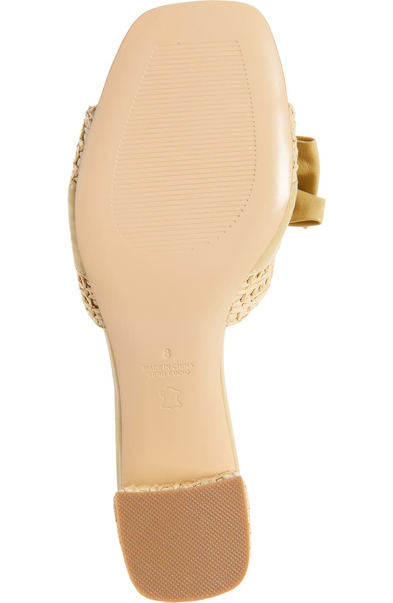KOKO + PALENKI Sidrah Slide Sandal, Alternate, color, Natural Raffia