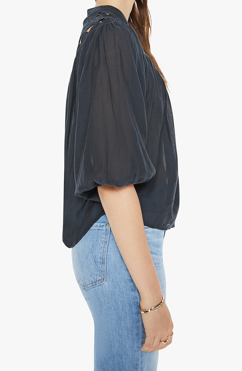 MOTHER The V-Yoke Cotton Blend Shirt, Alternate, color, Trifecta