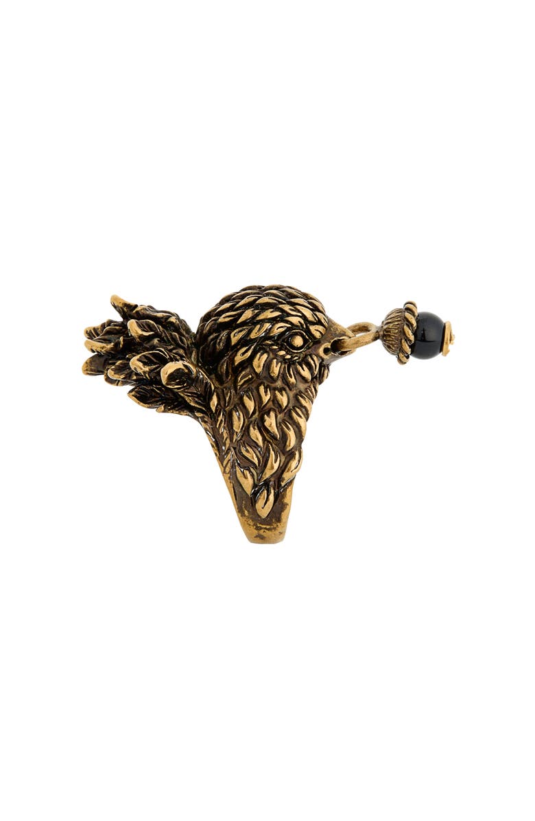 Gucci Bird Ring, Alternate, color, Black Gold