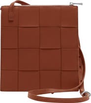 Ecotorie Polly Woven Leather Crossbody Bag