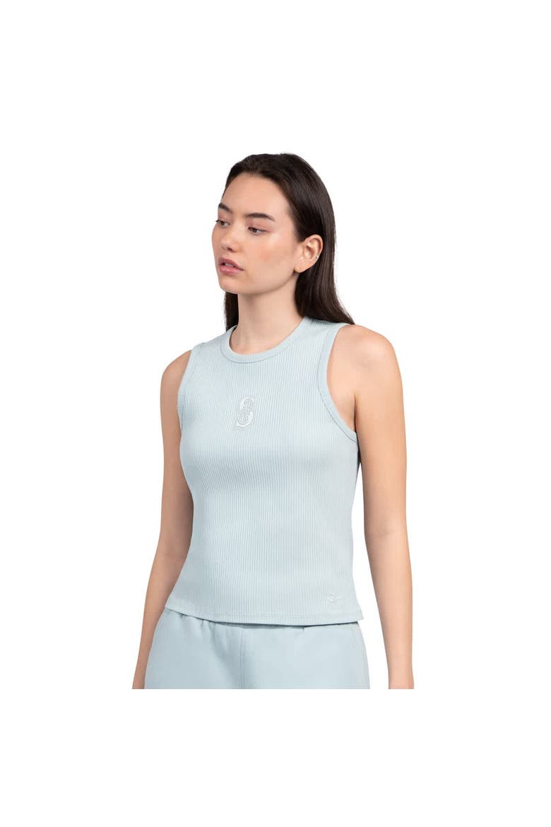 Women's Starter Mint Seattle Mariners Pastels Ribbed Tank Top, Main, color, Mint