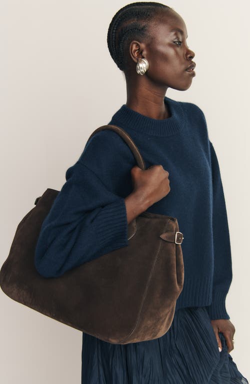 Reformation Large Patrizia Suede Satchel