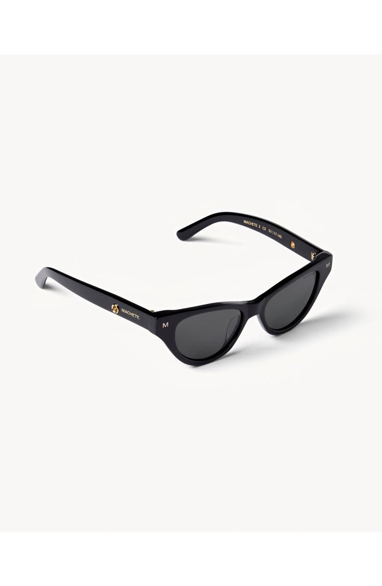MACHETE Suzy Sunglasses, Alternate, color, Black